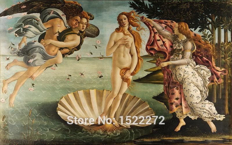 Canvas-Painting-Wall-font-b-Art-b-font-Home-Decoration-The-Birth-of-Venus-1-by